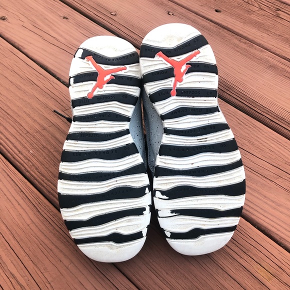 Nike Air Jordan 10 Cement Retro Smoke Grey Size 4 - Picture 8 of 8